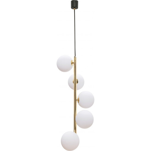 Ali V 12cm white&amp;black&amp;gold glass balls pendant lamp ZumaLine