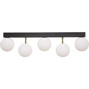 Ali V white&amp;black&amp;gold glass globes ceiling lamp ZumaLine