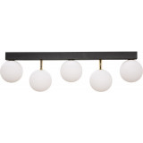 Ali V white&amp;black&amp;gold glass globes ceiling lamp ZumaLine