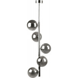 Luna V 12cm silver&amp;black modern pendant glass balls ZumaLine
