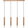 Madera IV 75cm wooden pendant lamp on a strip ZumaLine