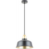 Mensa 26cm black&amp;gold metal pendant lamp ZumaLine