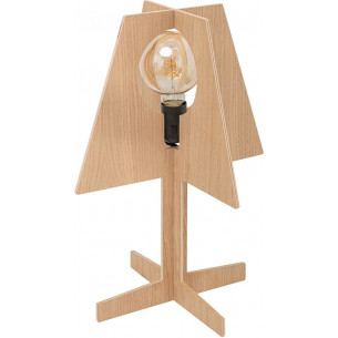 Oak wooden table lamp ZumaLine