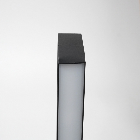 [OUTLET] Kinkiet dekoracyjny podłużny Tangel LED 60cm czarny