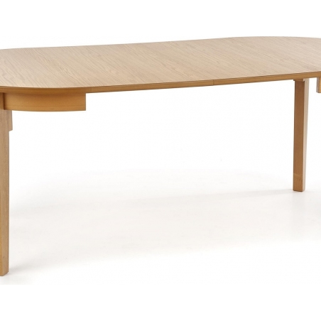 Sorbus II 100 honey oak round extending dining table Halmar