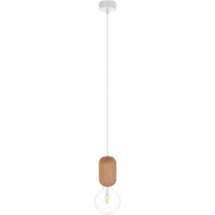 Barille wooden pendant lamp "bulb" on cable Kolorowe Kable