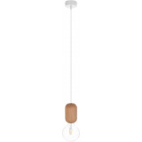 Barille wooden pendant lamp "bulb" on cable Kolorowe Kable