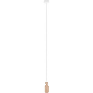 Angula Mini 6cm wooden pendant lamp Kolorowe Kable