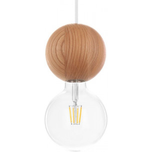 Sferni II wooden balls pendant lamp Kolorowe Kable 2