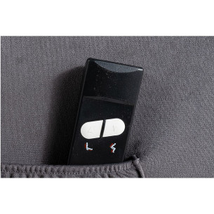 Fotel welurowy rozkładany Adonis Velvet Bluvel 40 ciemny beż Signal 2