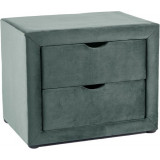 ET002 green velvet 2-drawer bedside table Signal