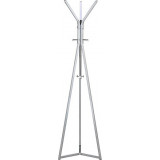 Heron chrome-plated metal standing coat rack Signal