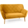 Kier 136cm curry&amp;buk 2-seater velvet sofa Signal