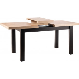 Stół loft rozkładany Presto 140x80cm dąb artisan/czarny Signal 2