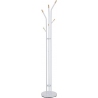 Sander white&amp;beech metal standing coat rack Signal