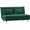 Spike II 147cm green&amp;beech velvet sofa bed Signal