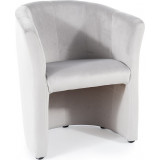 TM-1 light grey&wenge velvet club chair Signal TM-1 light grey&wenge velvet club chair Signal