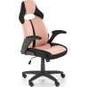 Bloom pink&amp;black office chair Halmar