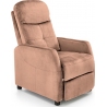 Felipe II beige velvet folding armchair Halmar