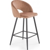 H-96 65cm beige upholstered bar stool Halmar