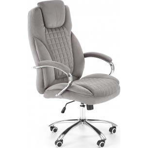 King II grey upholstered office chair Halmar