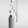 Riu IX 36cm black&amp;white bulbs pendant lamp Aldex