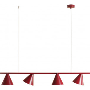 Form IV 120cm red wine adjustable long pendant lamp Aldex