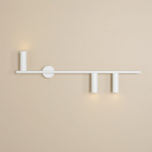 Trevo III right 81cm white wall lamp Aldex