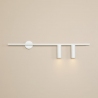 Trevo II right 80cm white wall lamp Aldex