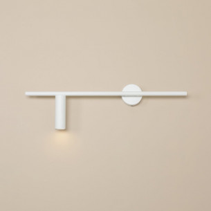 Trevo I left 60cm white wall lamp Aldex