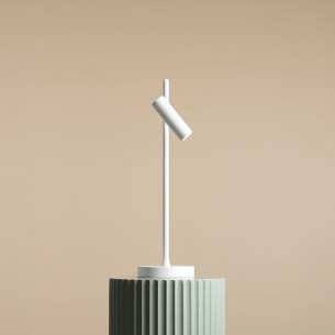 Trevo white minimalist desk lamp Aldex