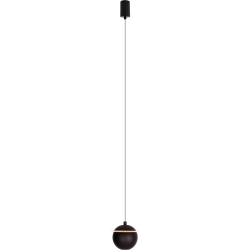 Lampa wisząca nowoczesna Cometshine LED 9,5cm czarno-złota MaxLight