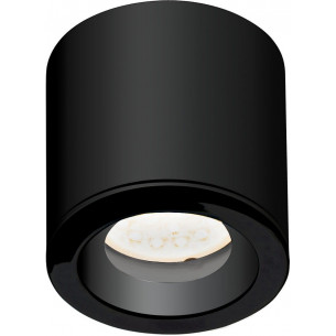 Form 8cm H8cm black bathroom ceiling spot tube Maxlight