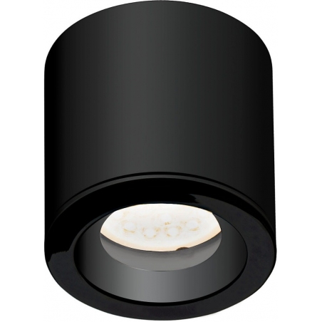 Plafon spot tuba łazienkowa Form 8cm H8cm czarna MaxLight