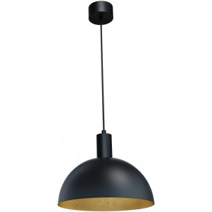 Lampa wisząca loft Luisant 30cm czarna MaxLight