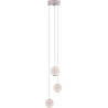 Nobile LED III 18cm transparent&amp;chrome glamour pendant balls lamp Maxlight