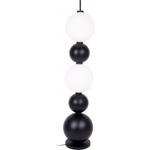 Tama LED white&amp;black glass balls floor lamp Maxlight