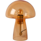 Fungo orange designer glass table lamp Lucide