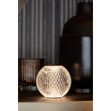 Cintra LED 11cm transparent&amp;brass glamour glass table lamp Lucide