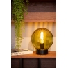 Monsaraz 25cm green glass globe table lamp Lucide