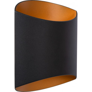 Diletta black&amp;gold decorative up-down wall lamp Lucide