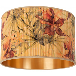 Tanselle 40cm bamboo ceiling lamp with decorative shade Lucide