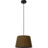 Woolly 28cm green pendant lamp Lucide