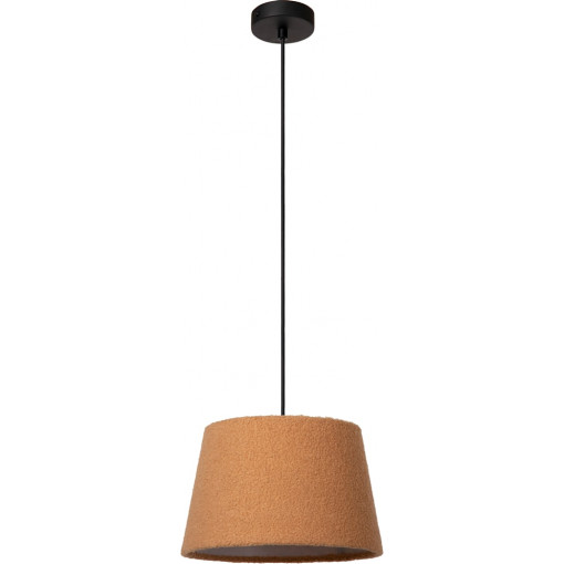 Woolly 28cm yellow pendant lamp Lucide