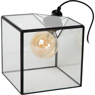 Davos transparent loft glass table lamp Lucide