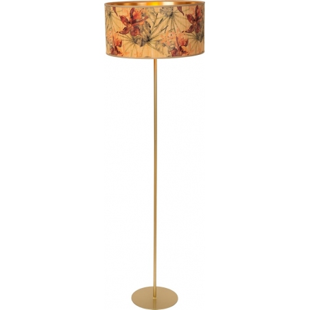 Lampa podłogowa bambusowa z dekoracyjnym abażurem Tanselle 40cm Lucide