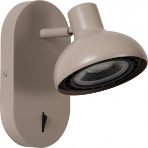 Sensas cream loft wall lamp with switch Lucide