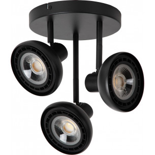 Sensas III black loft ceiling spotlight Lucide