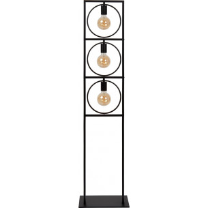 Suus black loft floor lamp Lucide