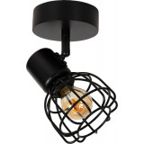 Filox black wire ceiling spotlight Lucide